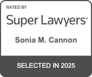 Rated By Super Lawyers | Sonia M. Cannon | Selected in 2025